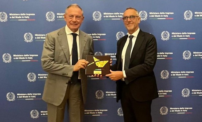 Incontro tra il presidente Benevolo e il ministro Urso su sviluppo e investimenti